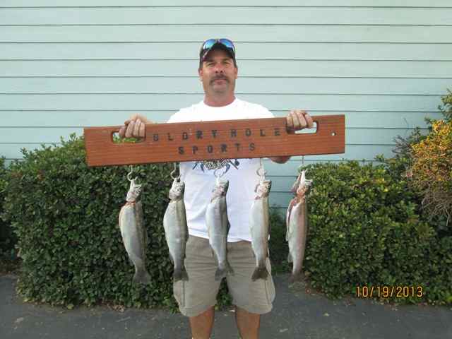 The Trout are biting at New Melones