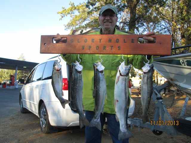 Trout bite at New Melones is getting better each week as the water temperature continues to drop