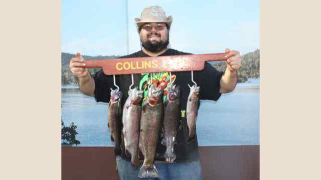 Collins Lake recently received their 4th Trout plant