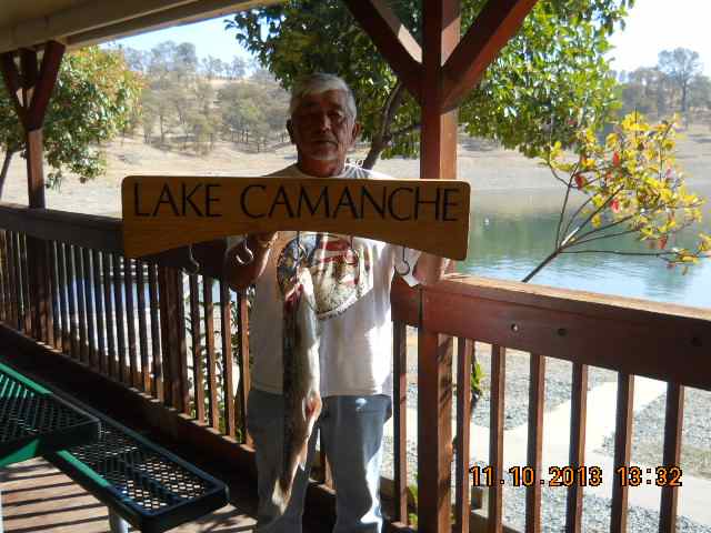 The Trout action at Lake Camanche has been excellent