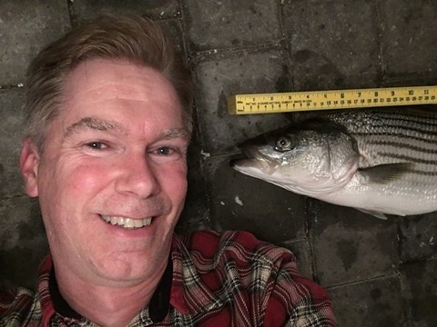 Night Surf Fishing for Striped Bass cover picture