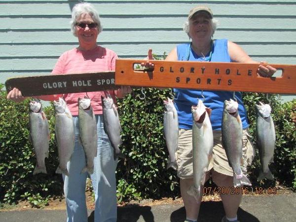 Glory Hole Fishing Report