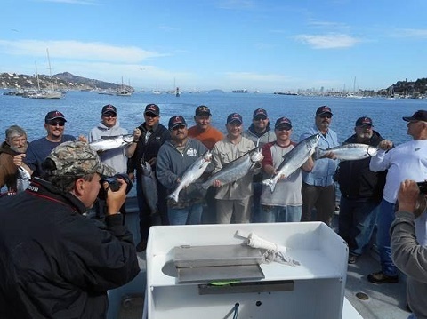 Military Vets Fish Salmon Out the Gate