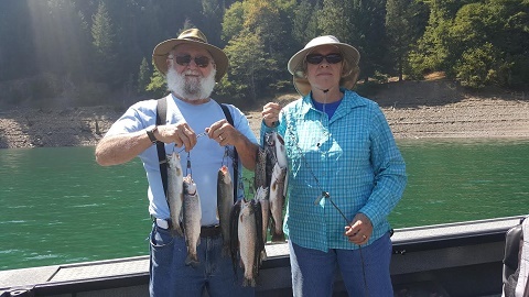 McCloud Reservoir Summer Trout bite continues