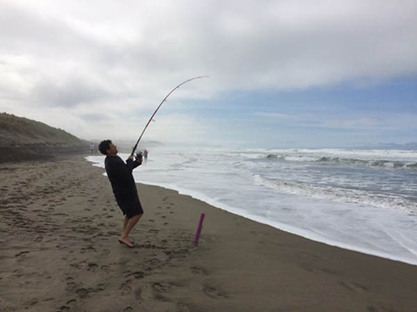 SF Ocean Beach Surf Fishing:  Dawn Patrol