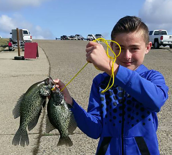 Lake McClure Crappie Action