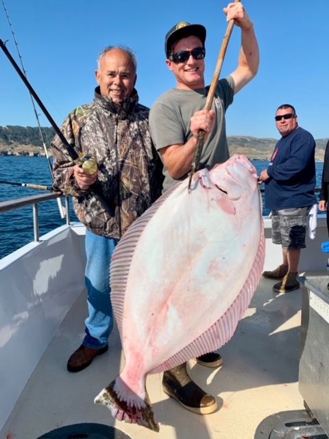 Fish Report - White Seabass and Halibut - Pacific Dawn