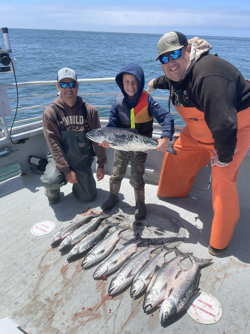Red-Hot Salmon Fishing out of Eureka
