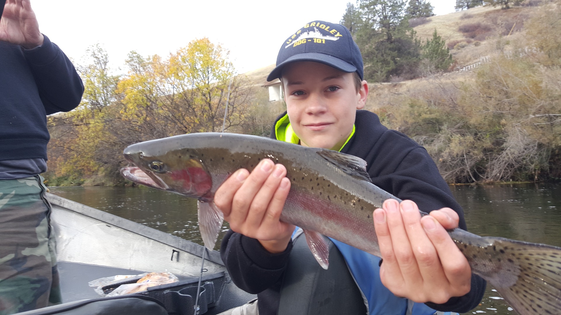 Steelhead fishing improving 