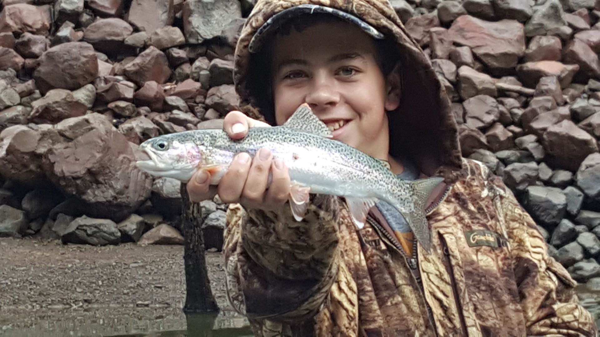 Stormy weather equals great fishing