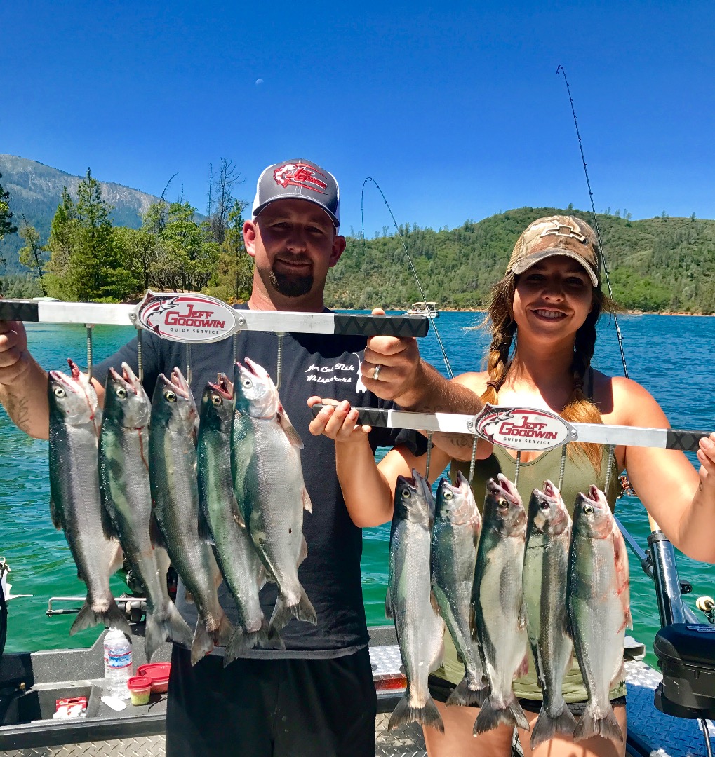 Fishing for Whiskeytown Lake Kokanee salmon — Jeff Goodwin Fishing