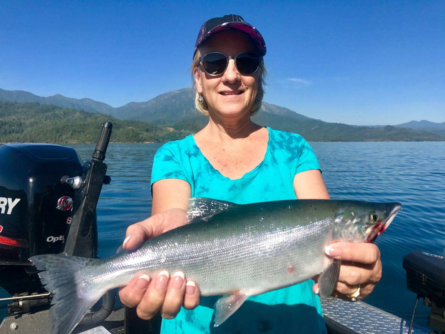 Big Kokanee bite at Whiskeytown!