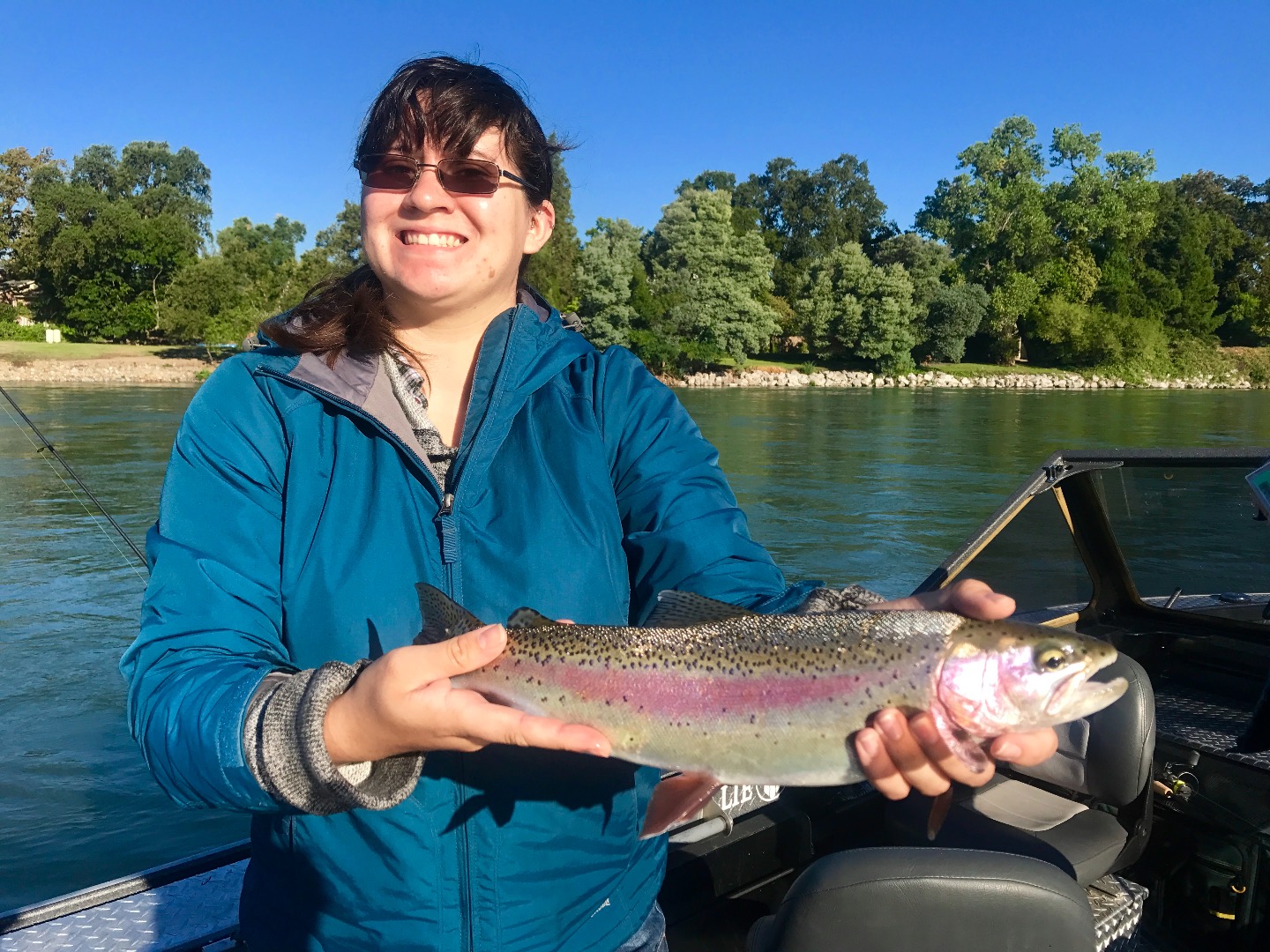 Redding rainbows on the Sacramento!