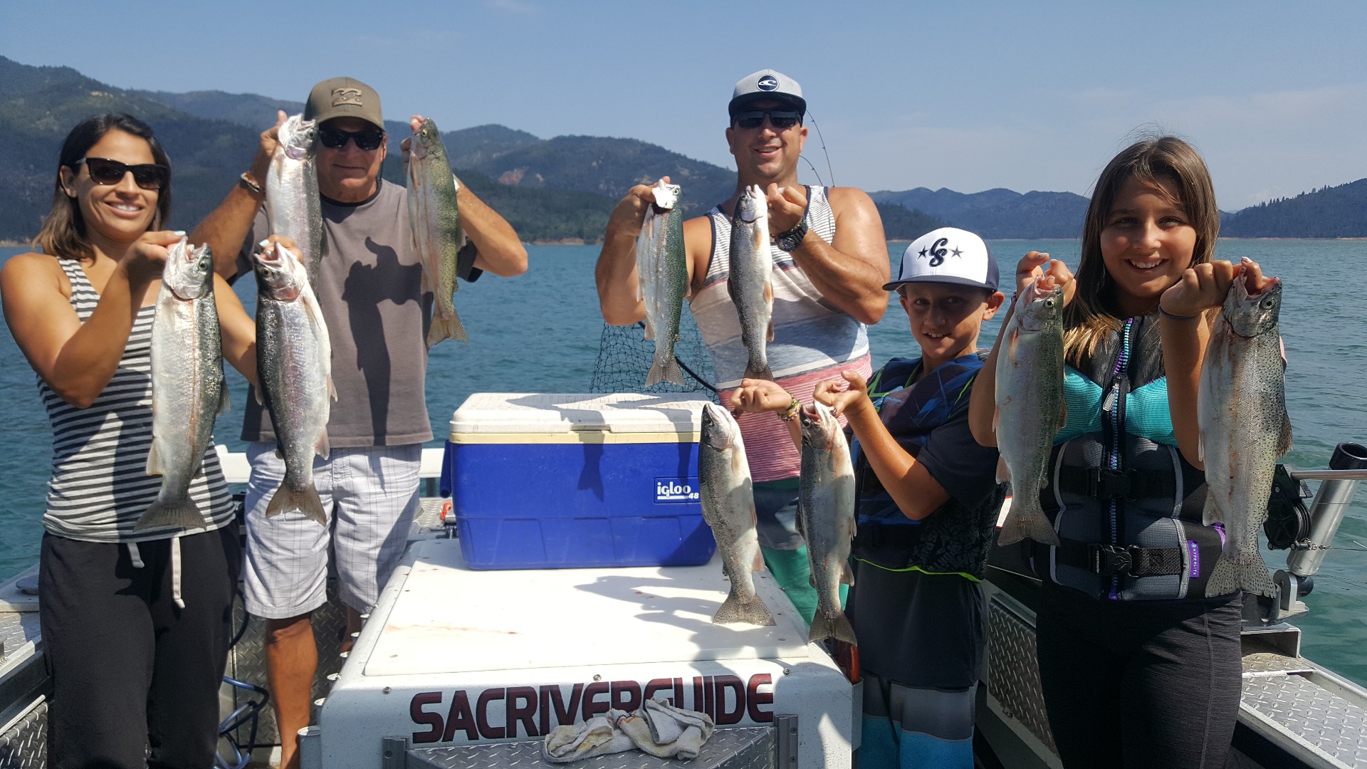 Lake Shasta rainbows