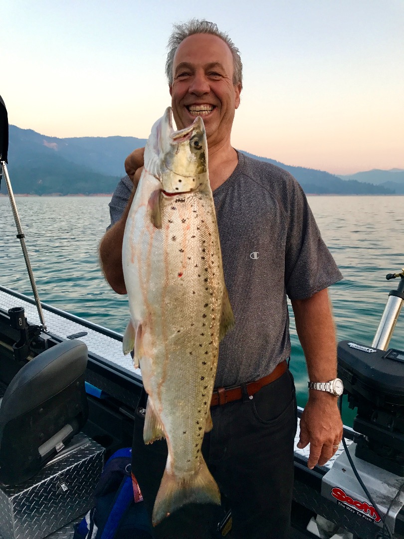 Deep bite on Shasta Lake today!