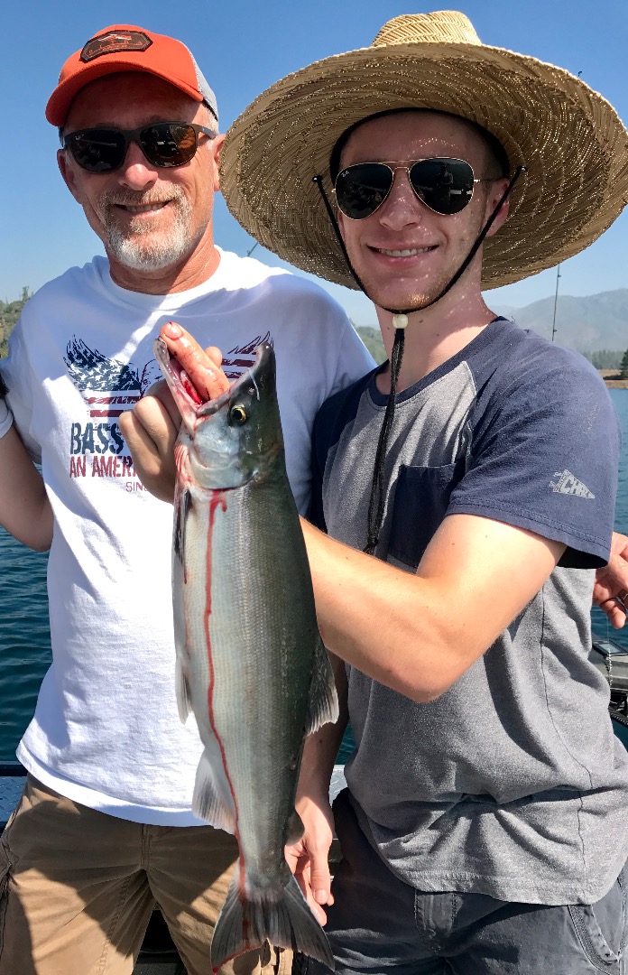 Fishing for Whiskeytown Lake Kokanee salmon — Jeff Goodwin Fishing