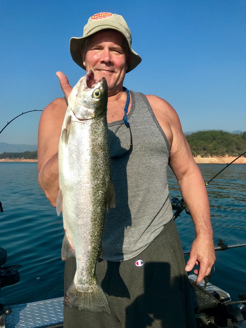 Fast action on Shasta Lake today!