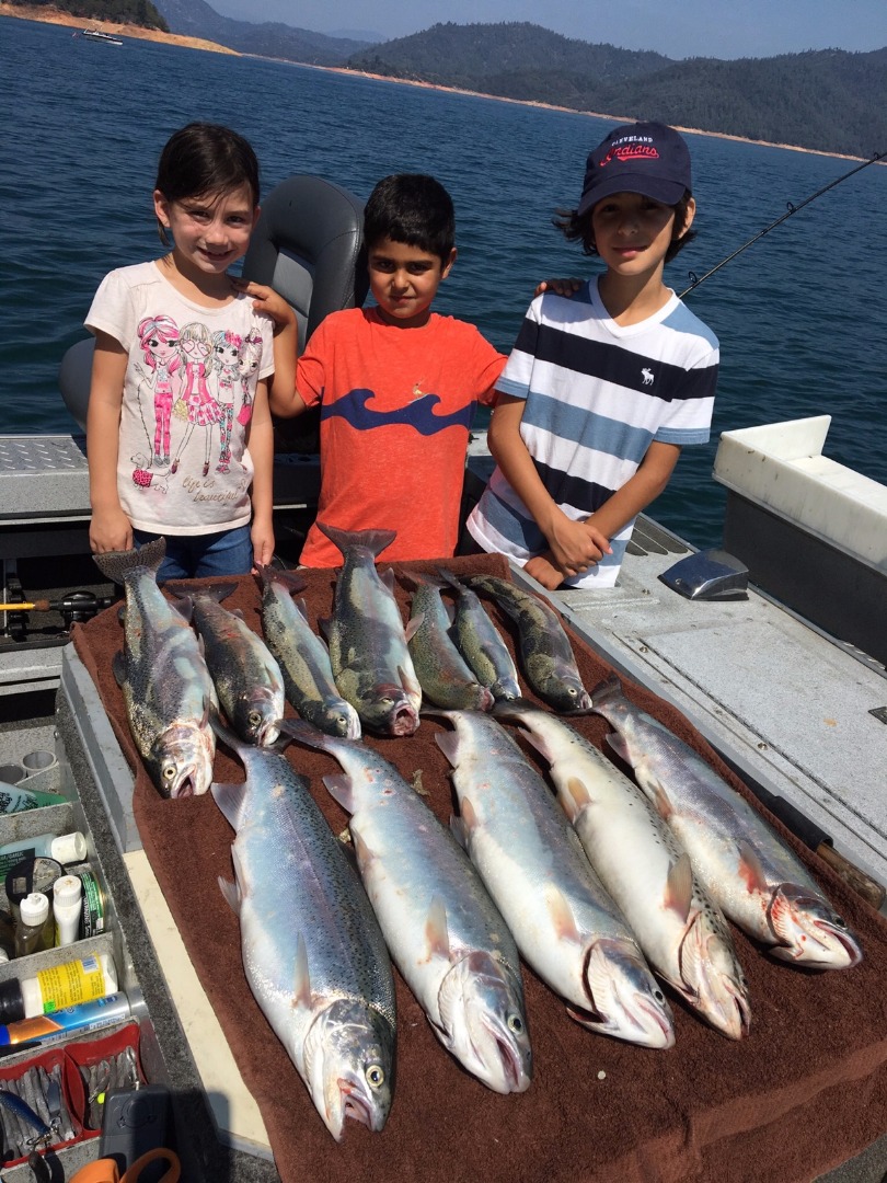 Shasta scores monster rainbows and browns