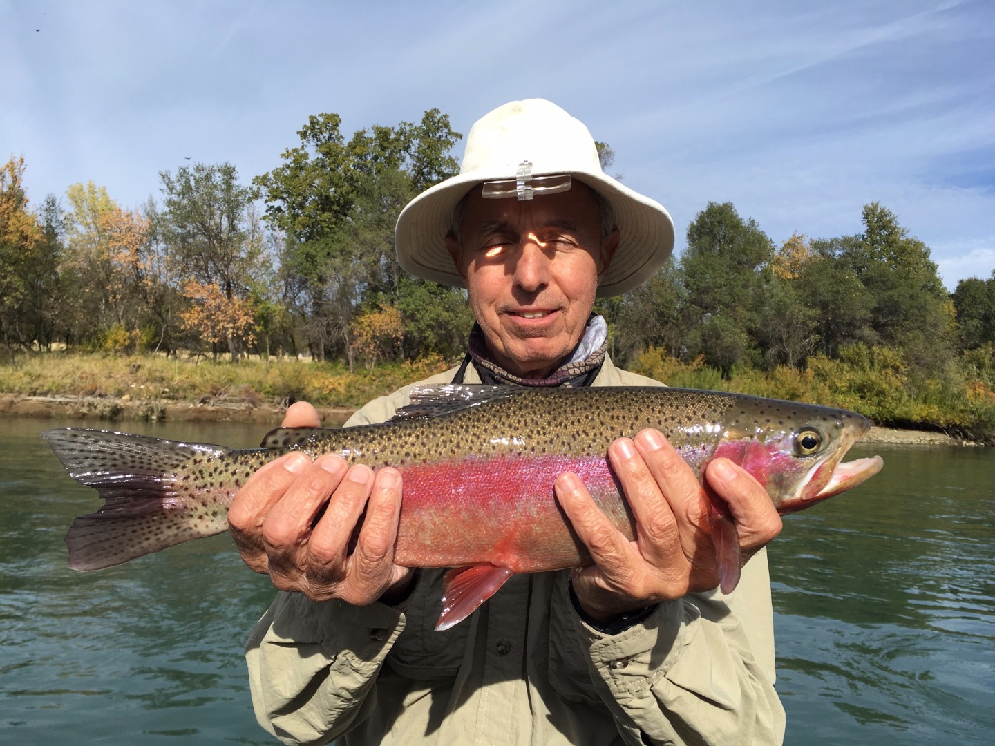 Trout fishing on the fly