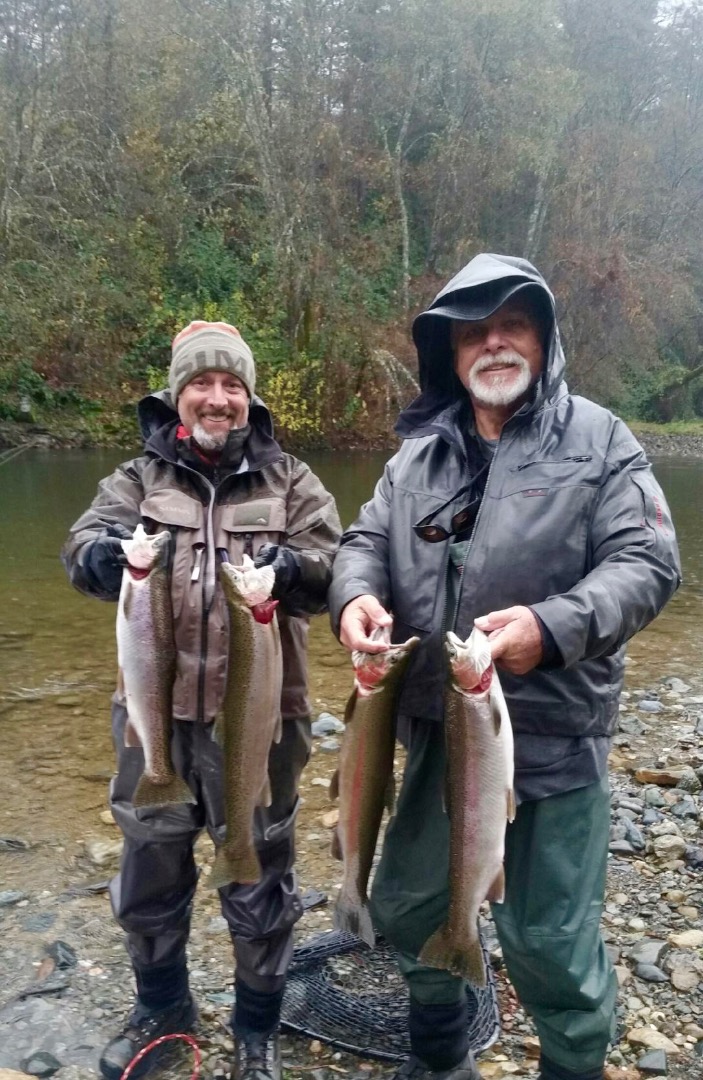 Trinity River steelhead fishing!