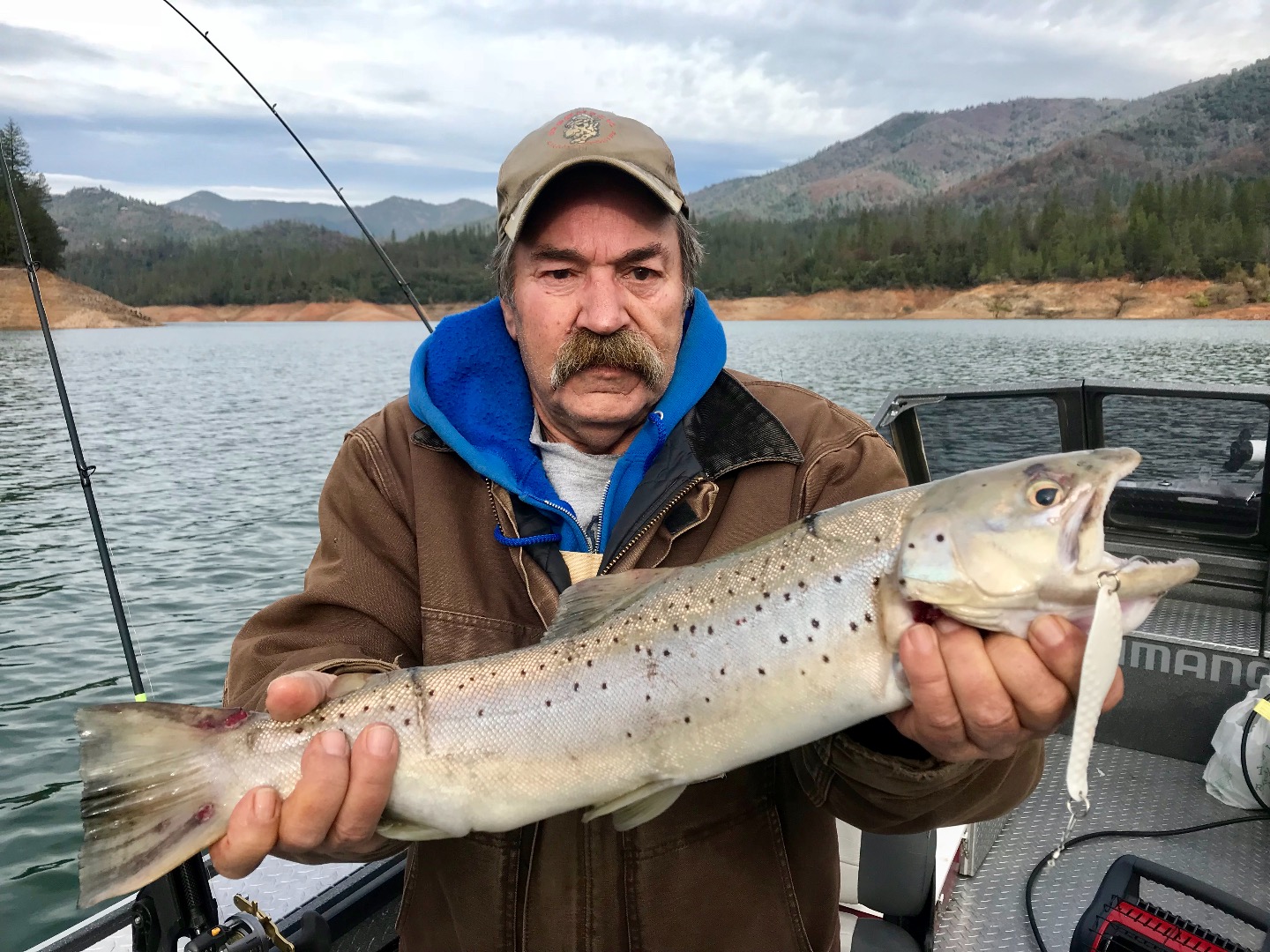 Good German brown trout fishing on Shasta!