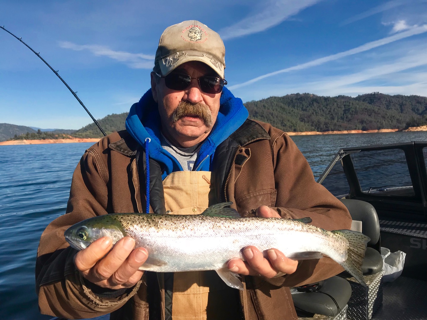 Shasta Lake rainbows!