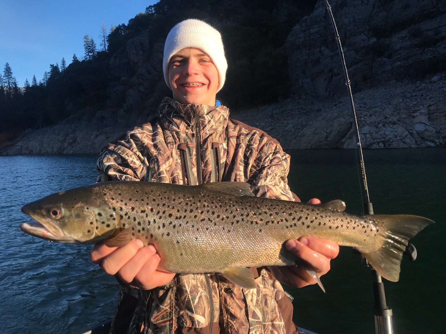 Shasta Lake trout fishing going strong!