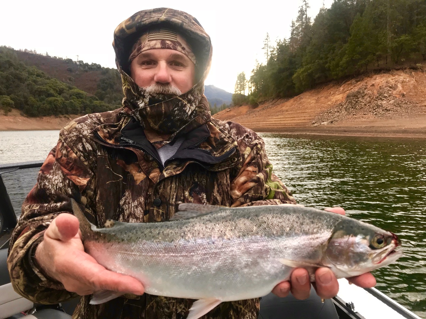 Hit and miss on Shasta Lake today!