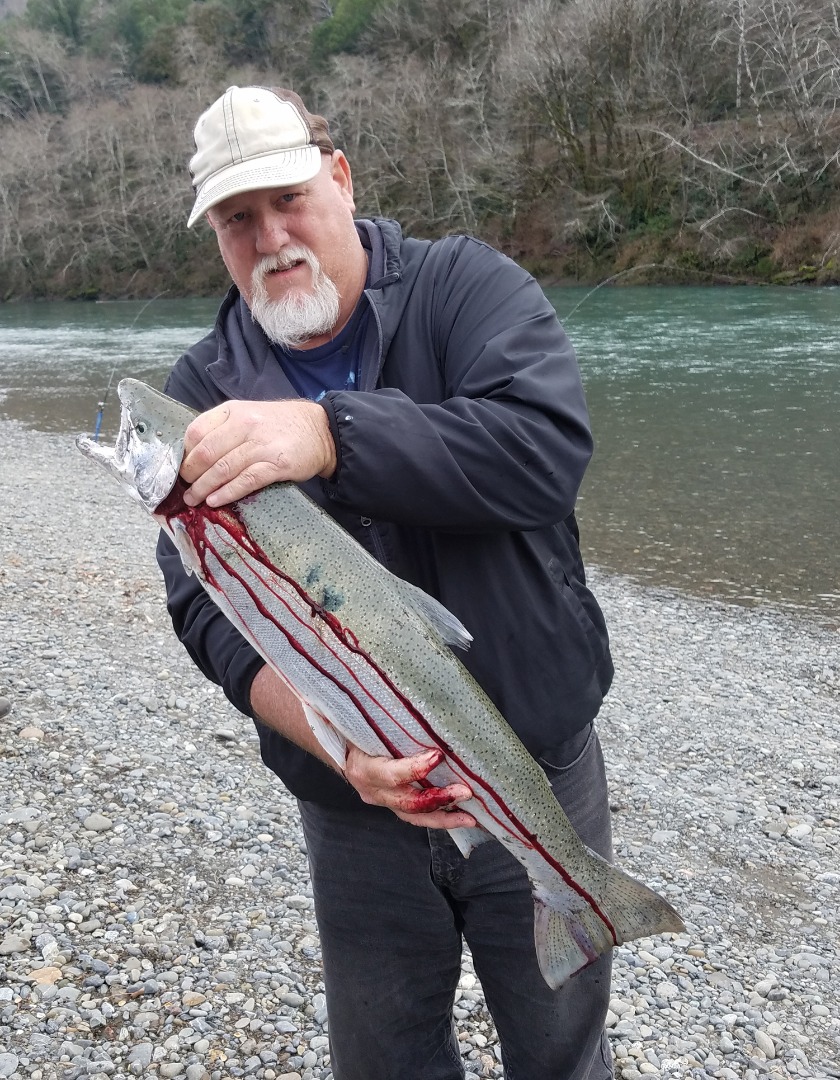 Bank plunking for salmon and steelhead