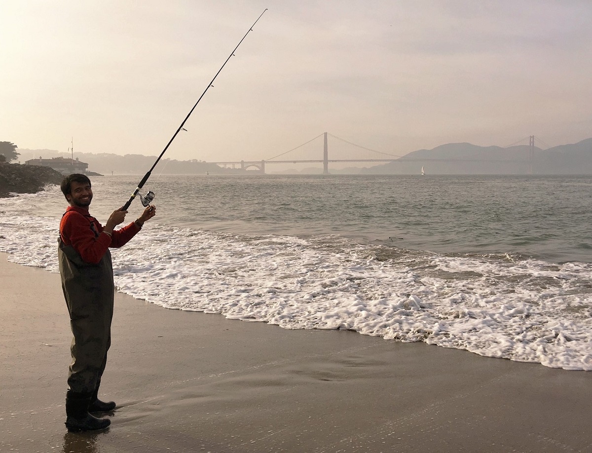 Big Waves Nets a Man’s First Fish