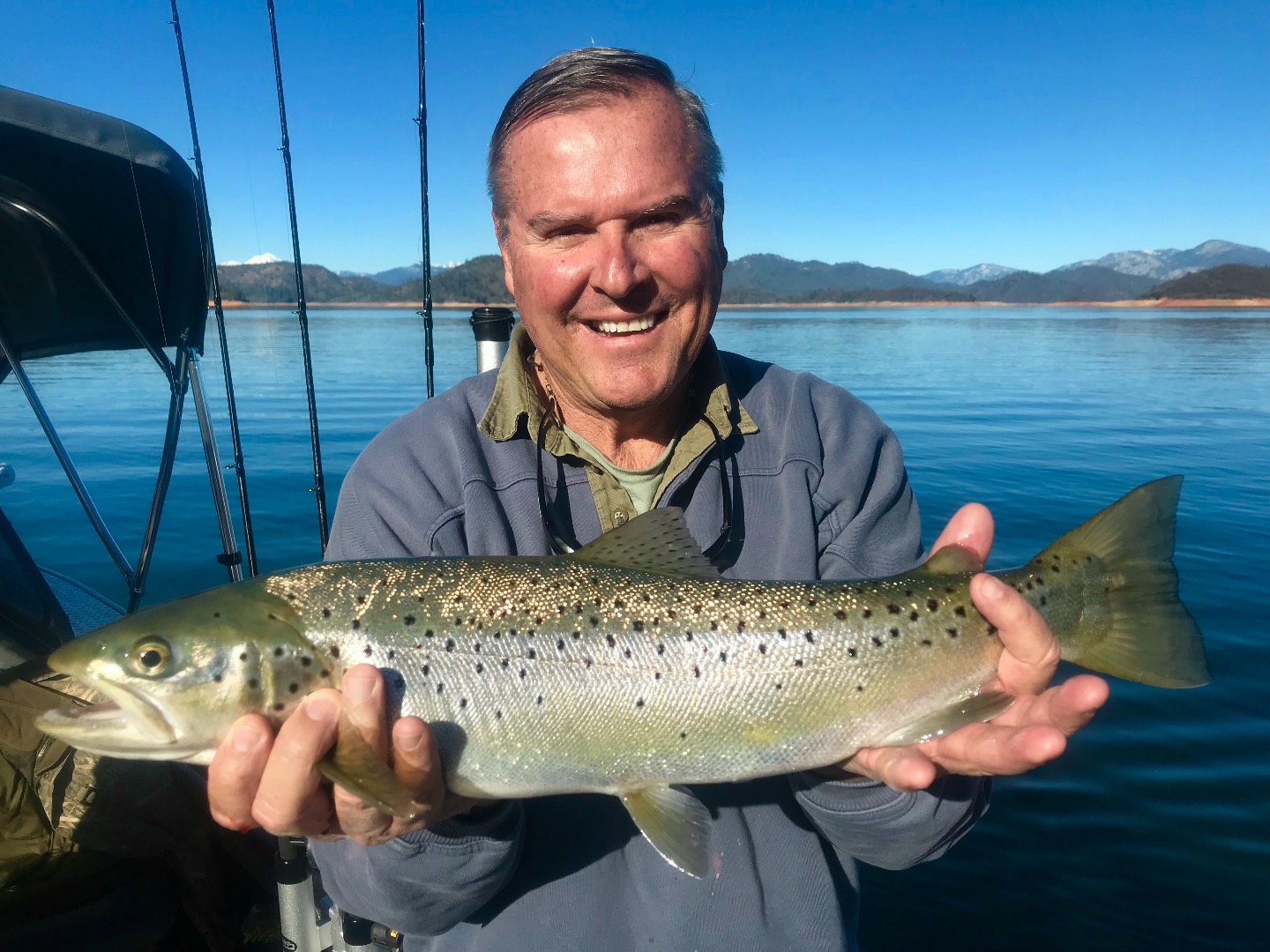 Fishing - Good German brown trout fishing on Shasta!