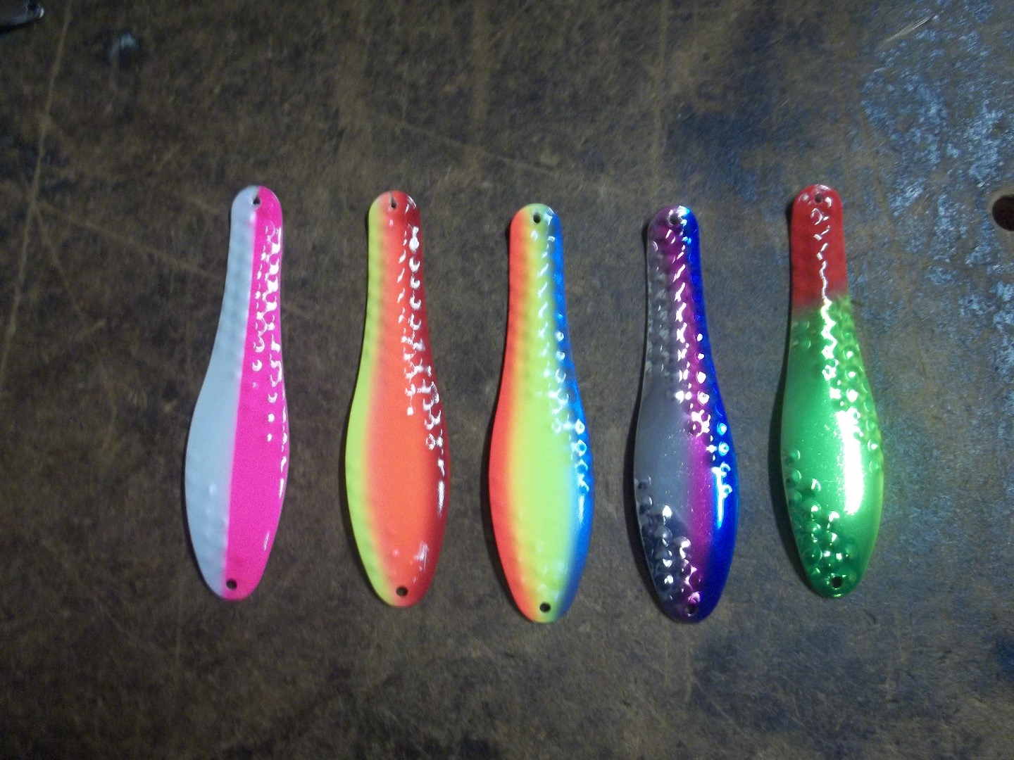New Optimizer spoon colors for trout!