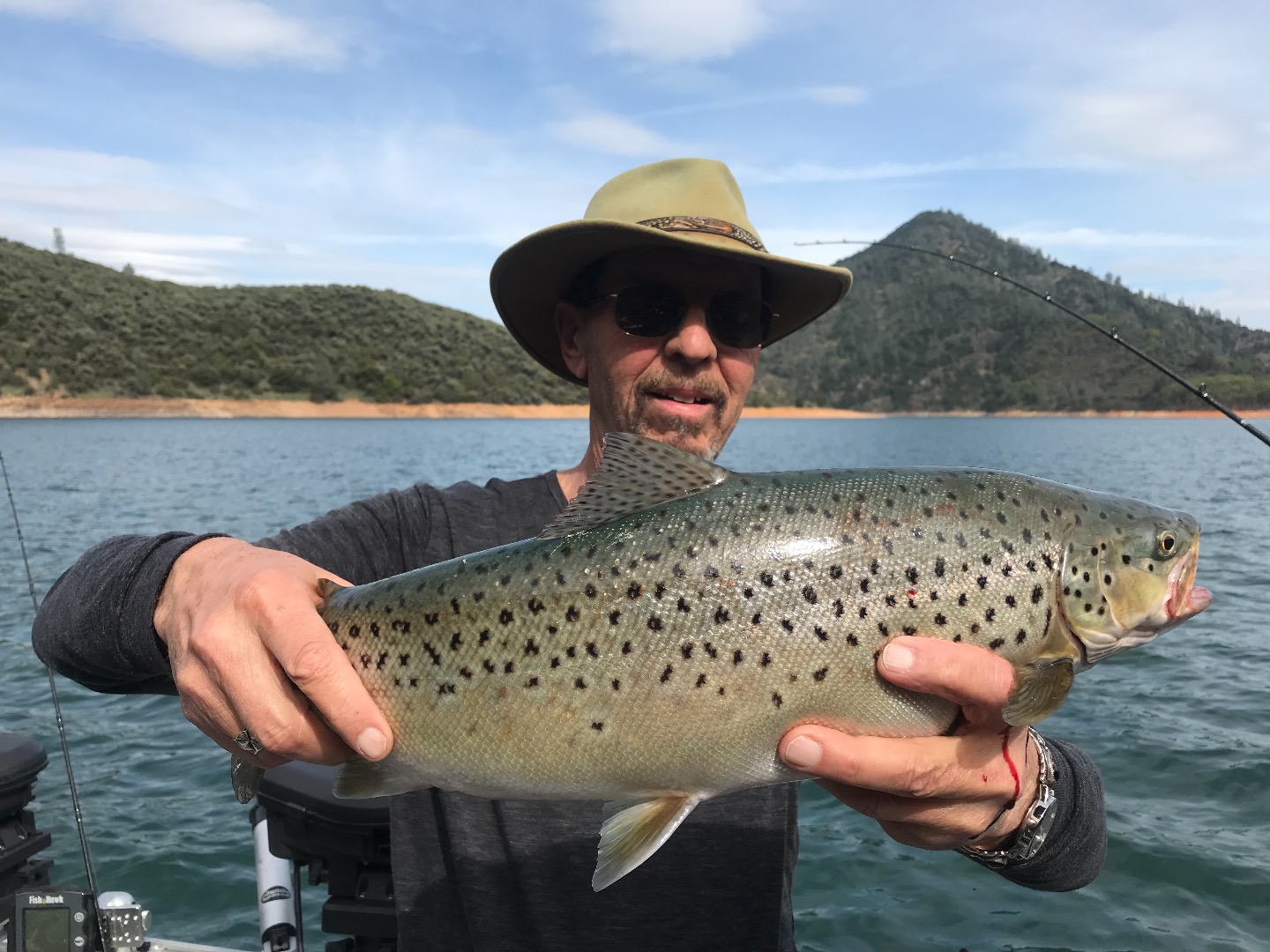 Shasta trout bracing for the storm!