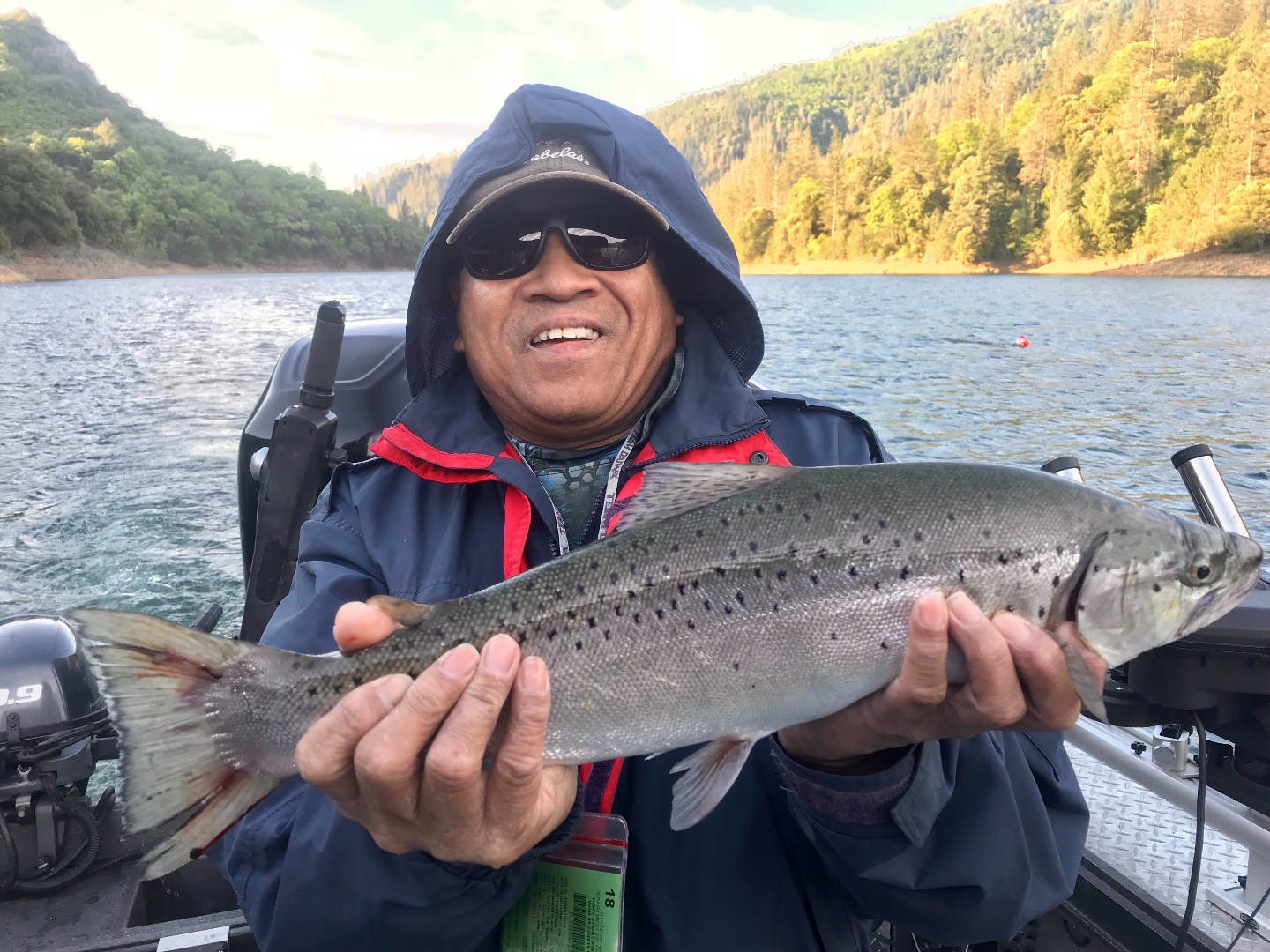 Slower brown bite, but the rainbows were on fire!