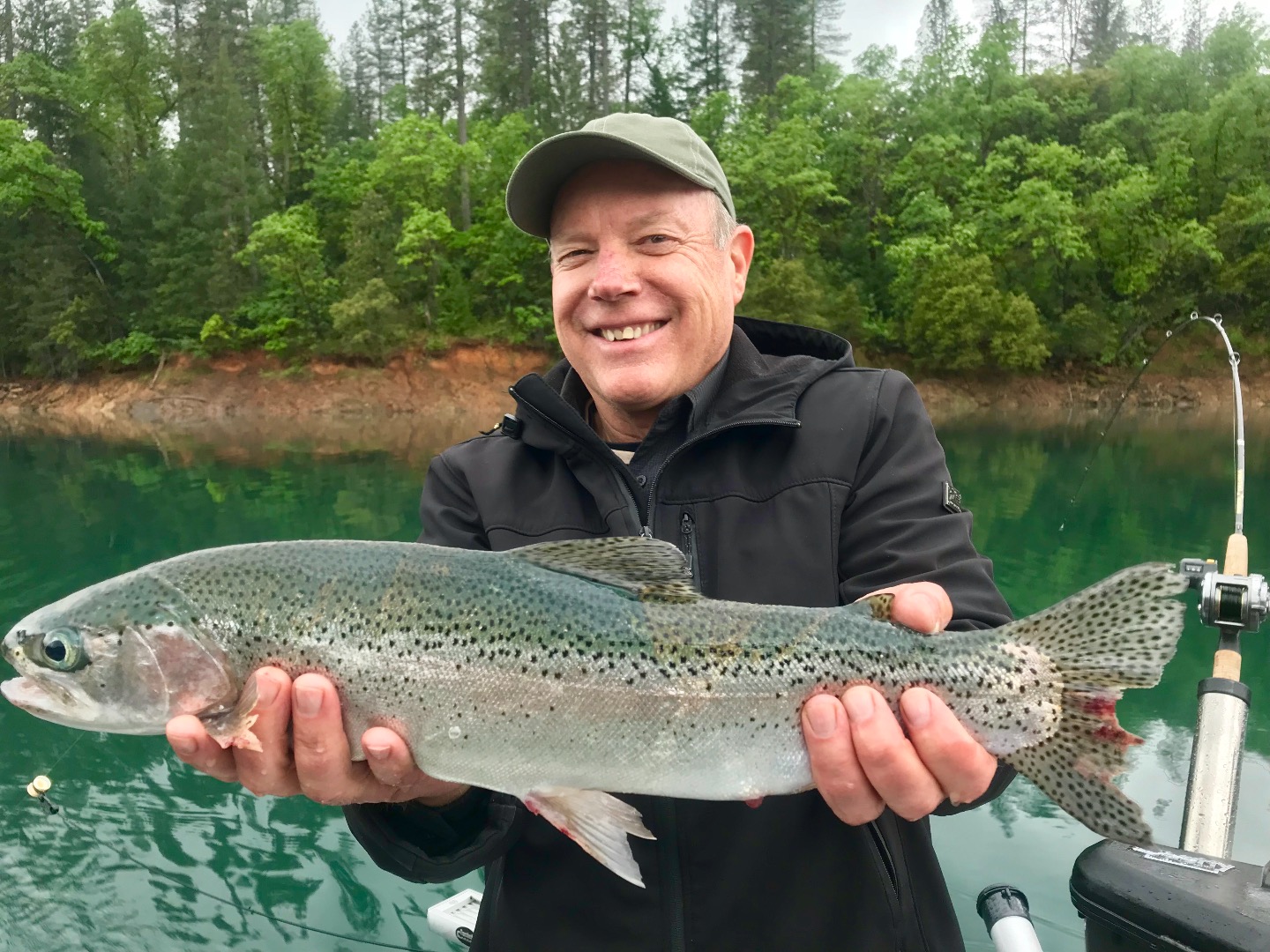 Hot bite on a cold day at Shasta Lake!