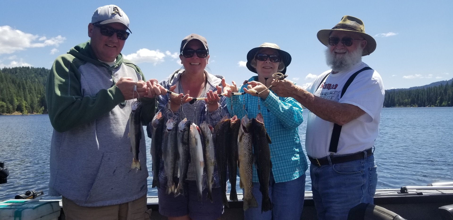 Family time on Lake Siskiyou 