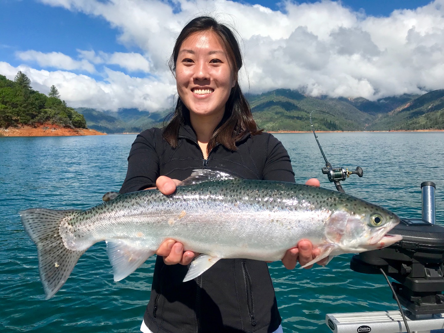Shasta Lake trout bite improves! 