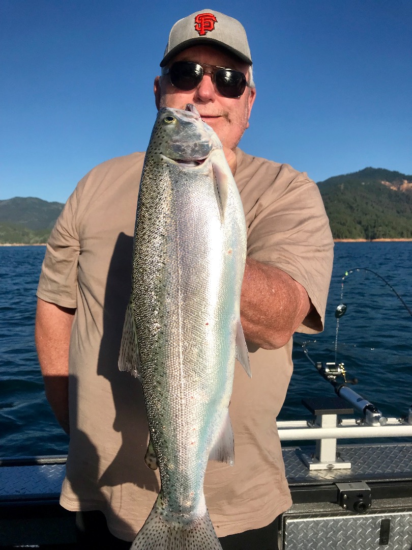 Shasta Lake on the drop.