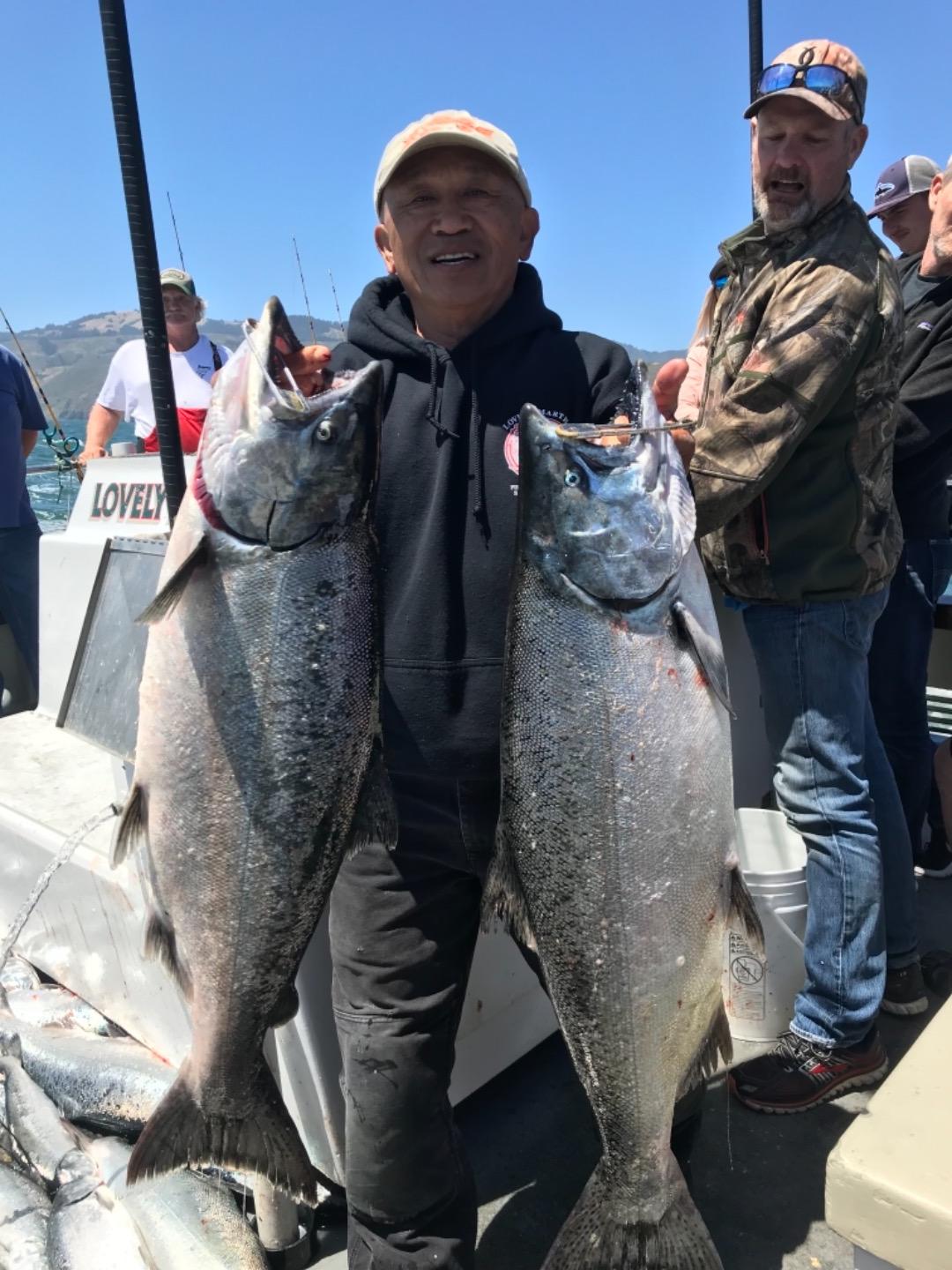 Salmon fishing continues to be excellent!!