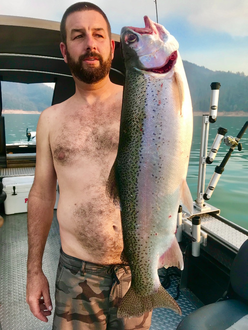 Shasta Lake and smoking hot trout fishing!
