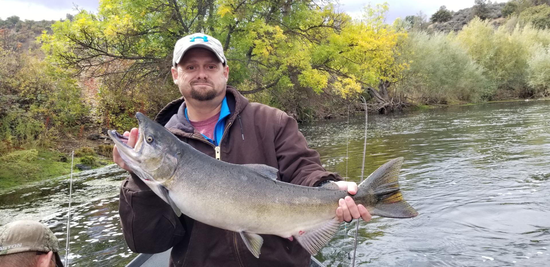 Klamath Salmon bite great Steelhead too!