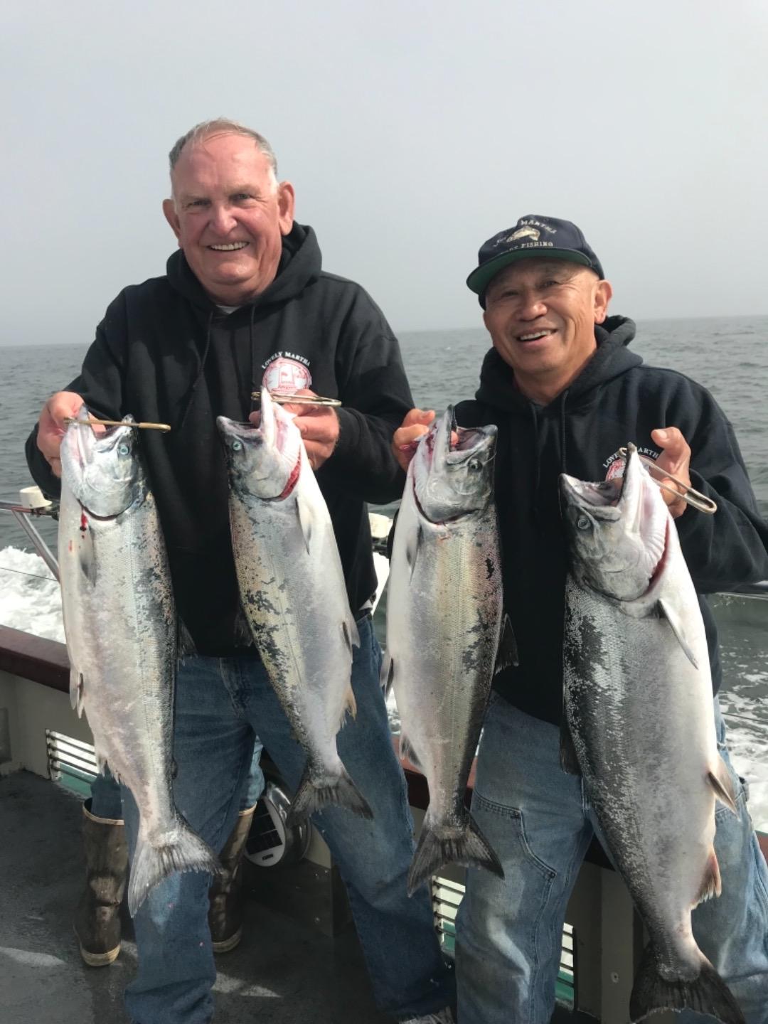 15 EARLY LIMITS OF SALMON!!!