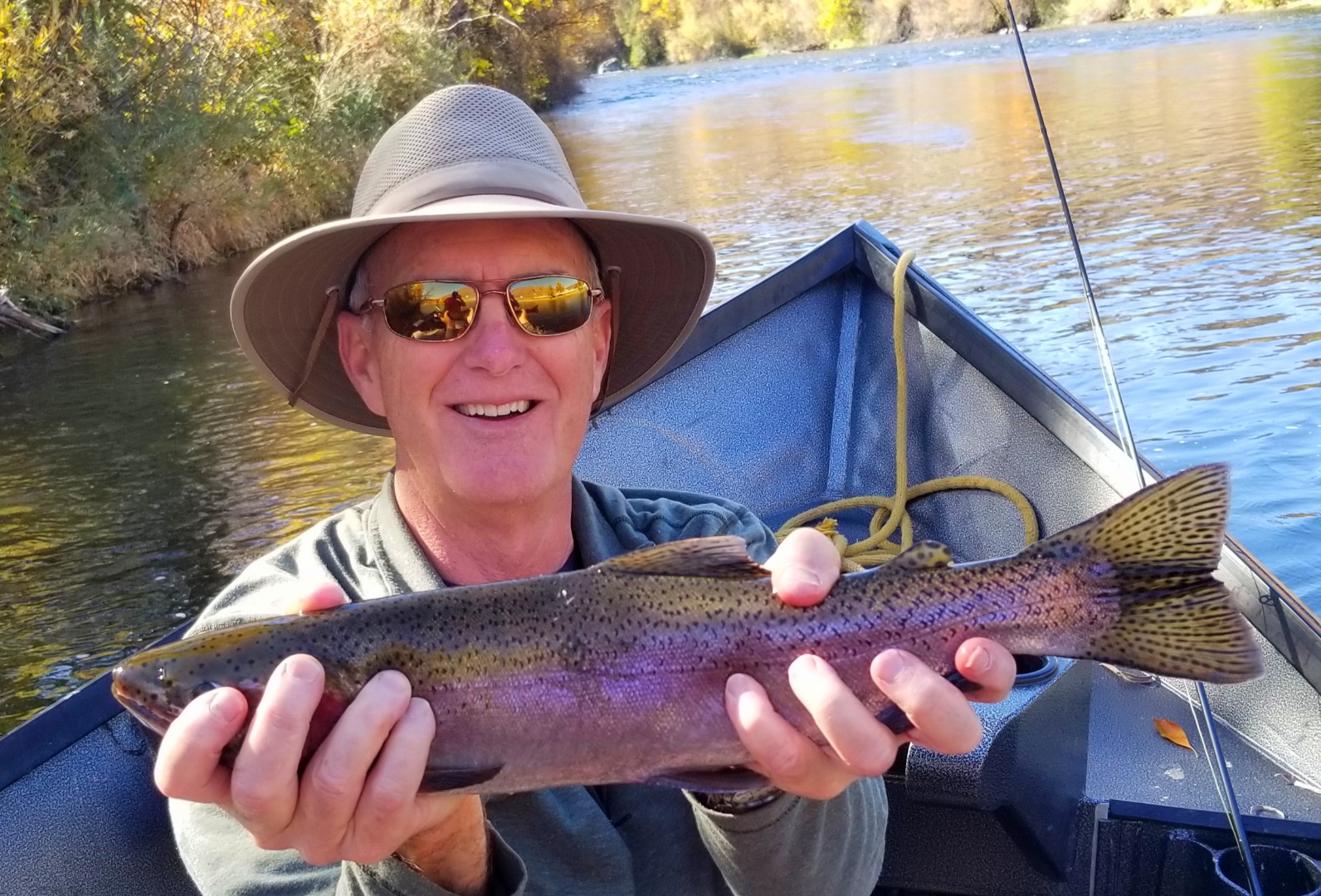 Klamath Steelhead under the indicator time!