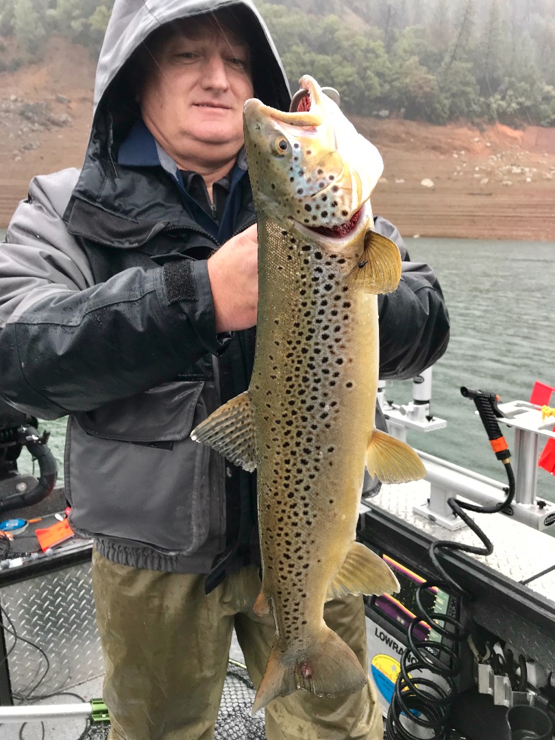 Wet and windy on Shasta Lake!