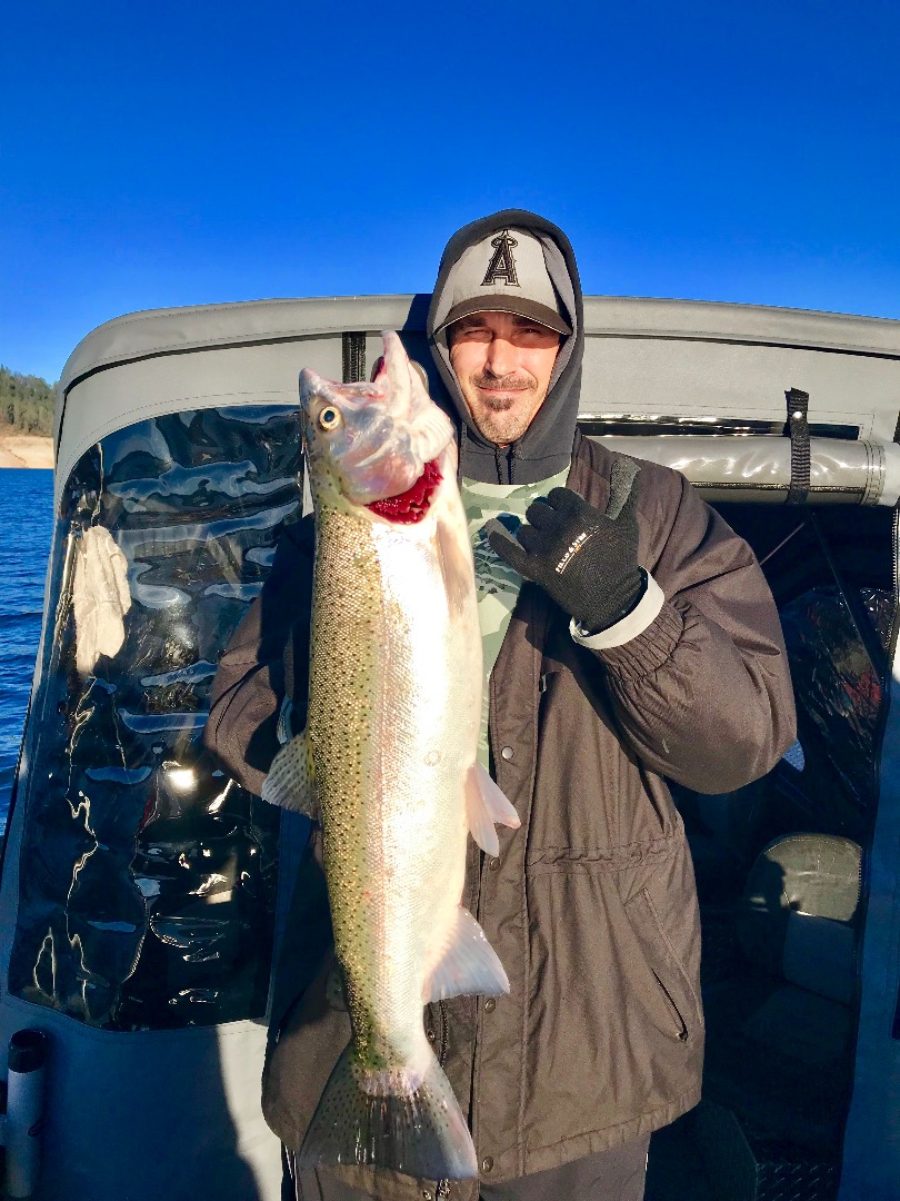 Cold days on Shasta Lake!