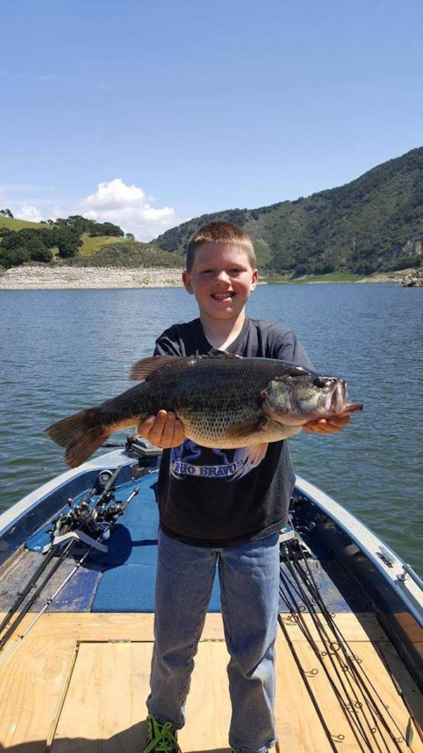Bass Catch for Young Angler 