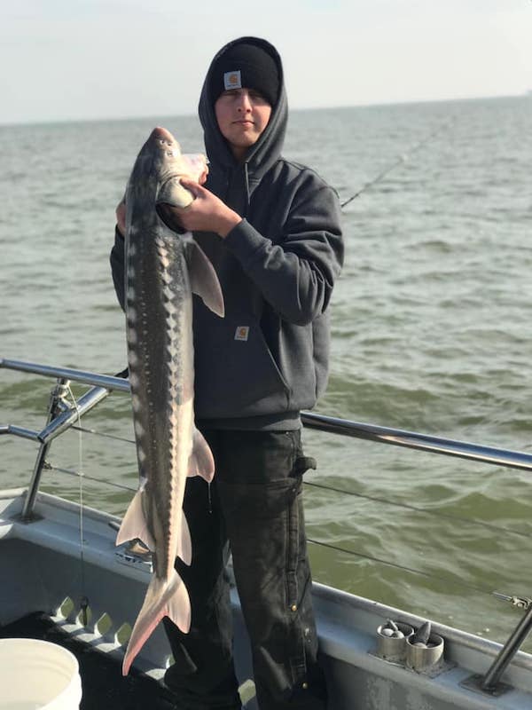 Two Keeper Sturgeon Today