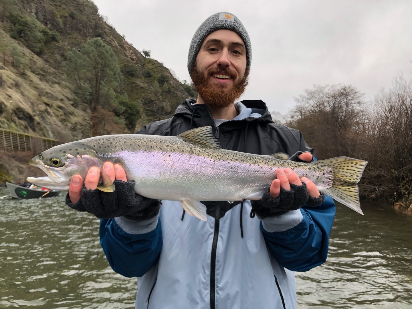 Water is perfect and fish are biting!