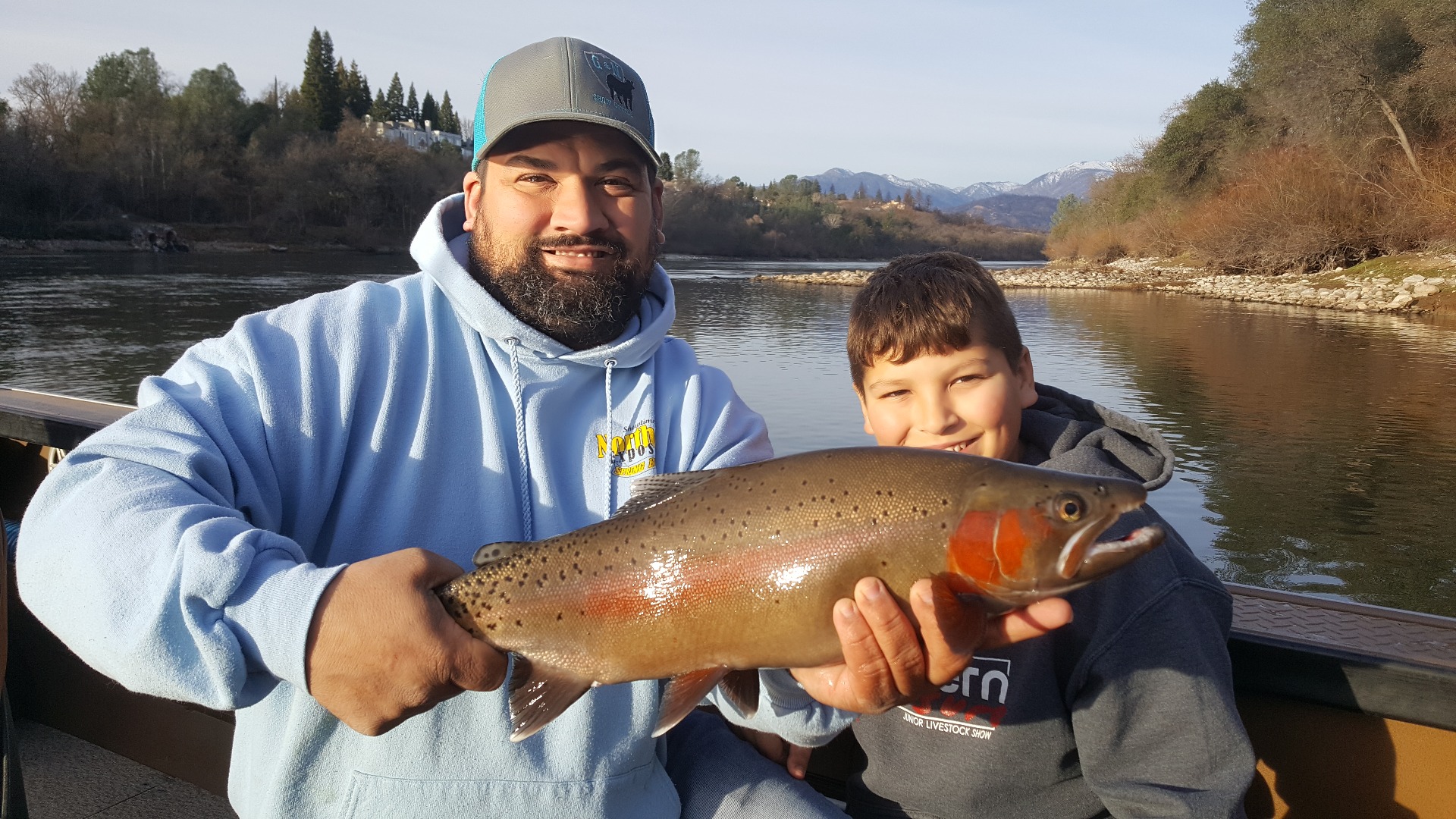 Grey sky's still produced big bows!