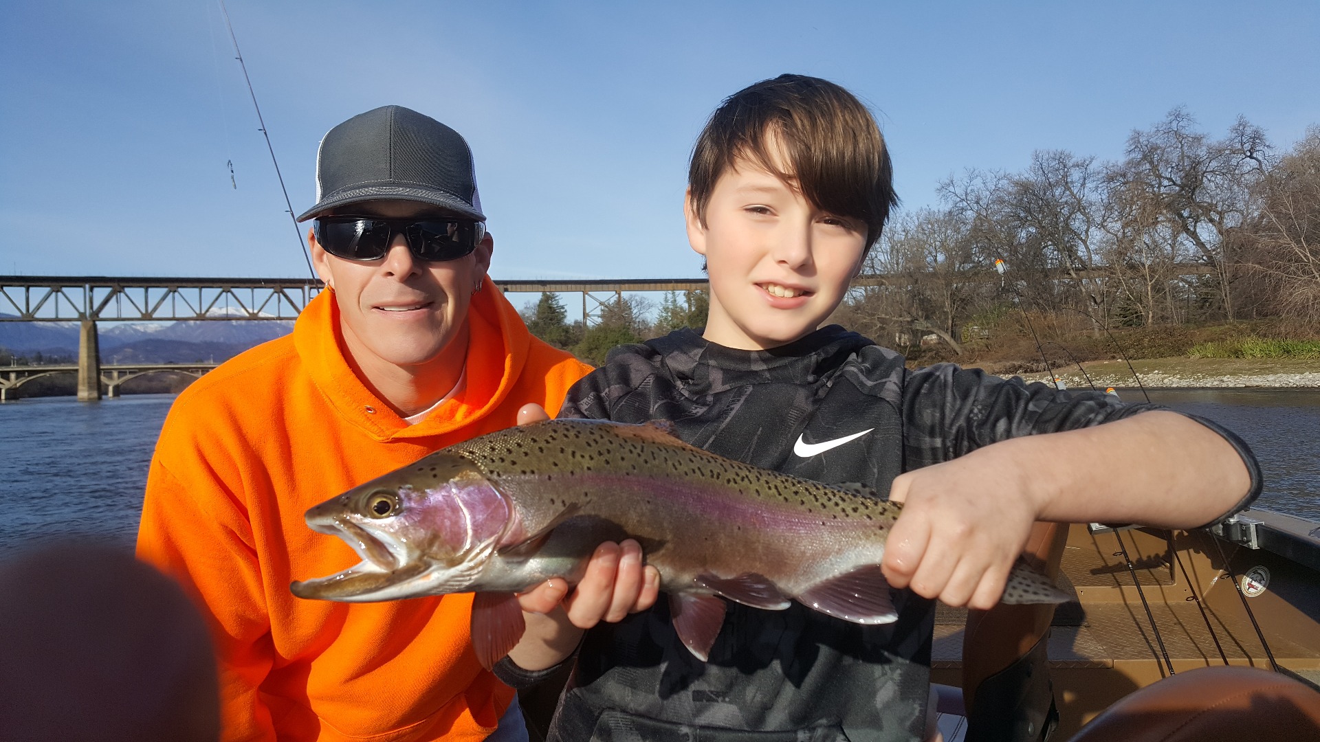 Rainbow trout still.on the bite!